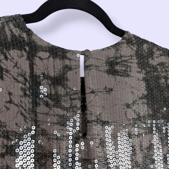 Parker 100% Silk Sequin Dress - Picture 7 of 10